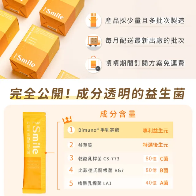 【微笑藥師】好容益 高機能益生菌 30入/盒