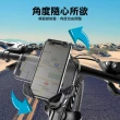 通用款X型腳踏車自行車可旋轉手機支架 黑色款(手機支架 腳踏車支架)