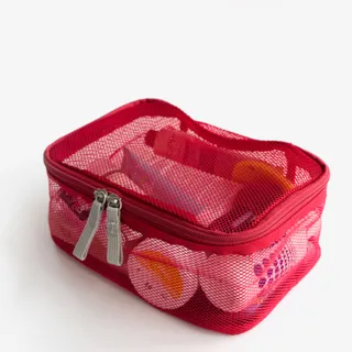 【invite.L】小號 收納袋 化妝品 彩妝 乳液 保養品 瓶罐整理袋 旅行收納好幫手 拉鍊式設計(正品空運)