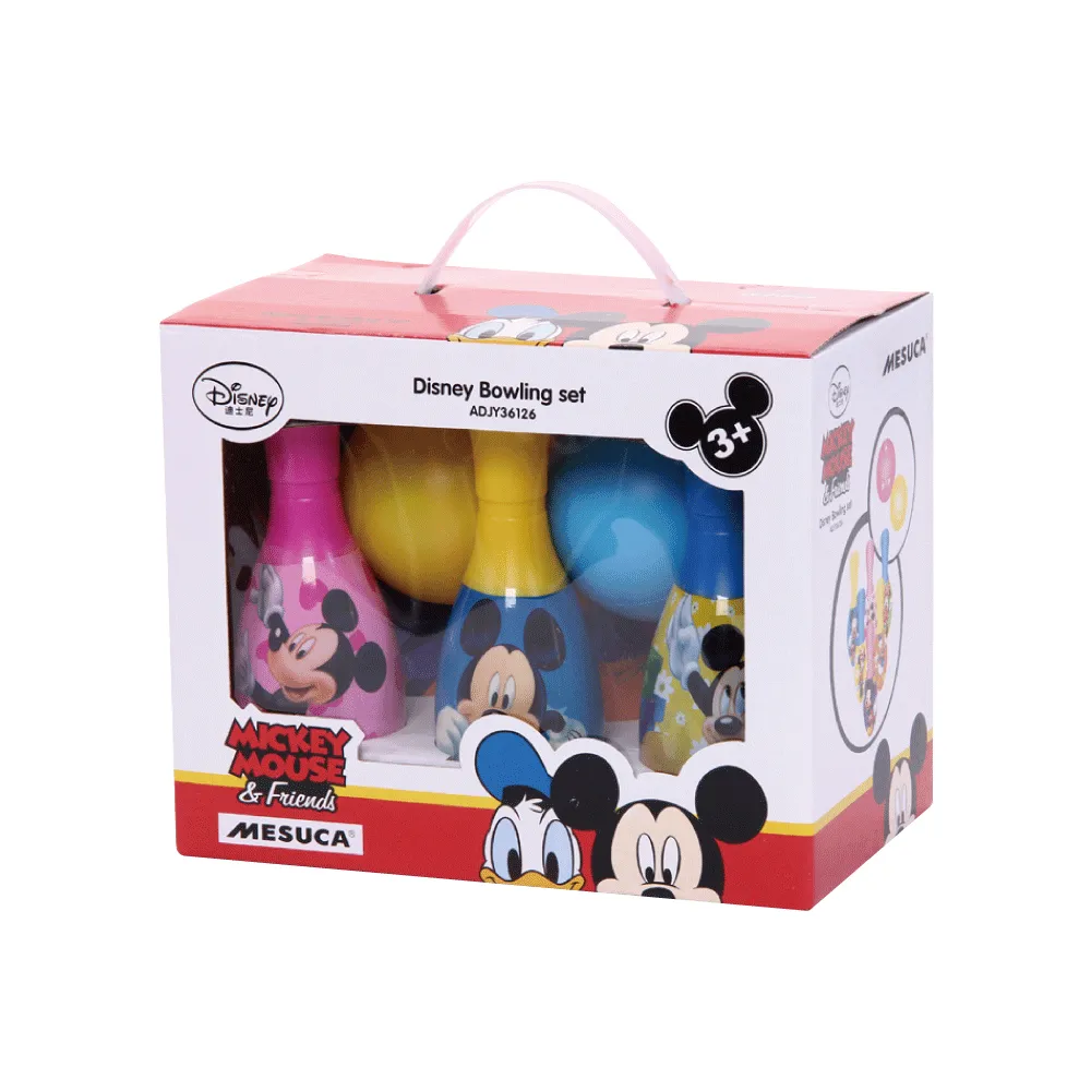 【Disney 迪士尼】米奇米妮兒童保齡球組(趣味玩具 球類)