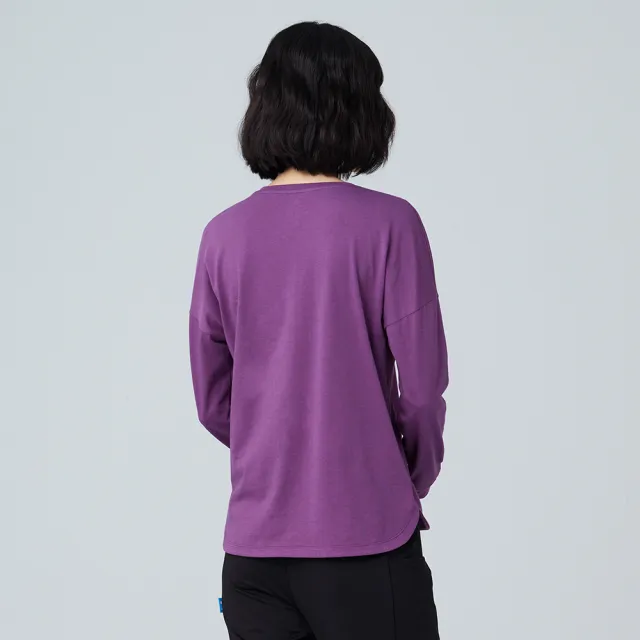 【BATIS 巴帝斯】插畫款長 T - 女 - 二色(保暖、舒適)