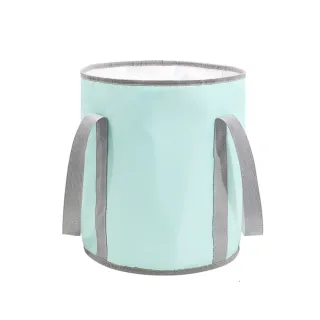 【ROYAL LIFE】折疊便攜式加高款泡腳袋-2入組(泡腳桶/置物桶/保冷袋)