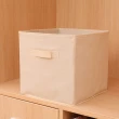 【bebehome】無紡布可摺疊收納箱(有把手收納箱 衣櫃雜物儲物盒 衣物收納箱)