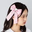 【小禮堂】美樂蒂 緞帶造型髮夾 - 暗夜天使2.0(平輸品)