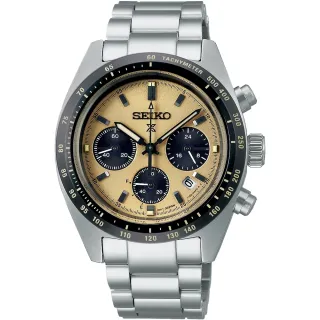 【SEIKO 精工】PROSPEX SPEEDTIMER 太陽能計時腕錶 SSC815P1/V192-0AF0B(熊貓款)
