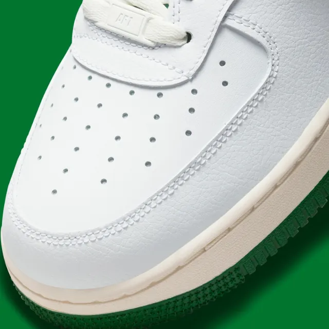 NIKE 耐吉】Nike Air Force 1 07 LV8 White Green 白綠奶油底男款