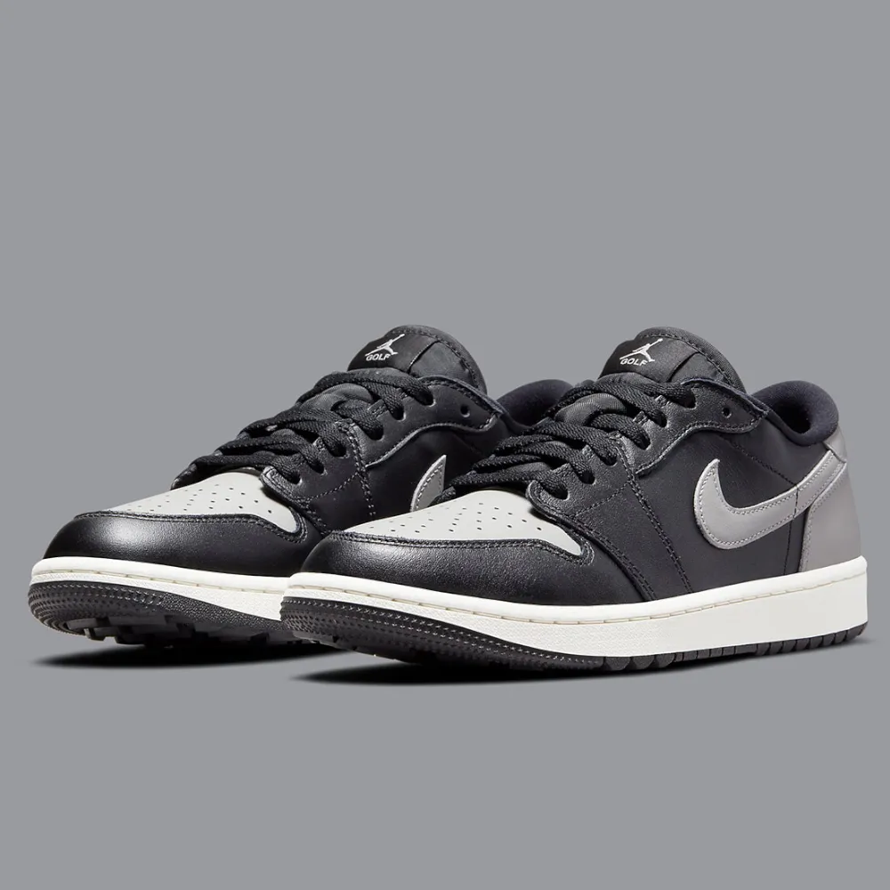 NIKE 耐吉】Air Jordan 1 Low Golf Shadow 影子黑灰男鞋男女段DD9315 ...