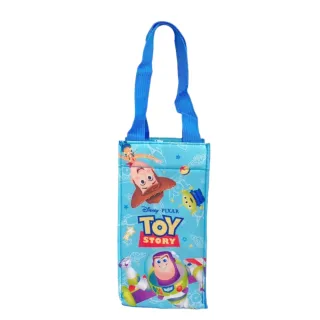 【小禮堂】Disney 迪士尼 玩具總動員 方形保冷水壺袋 - 藍探頭(平輸品)