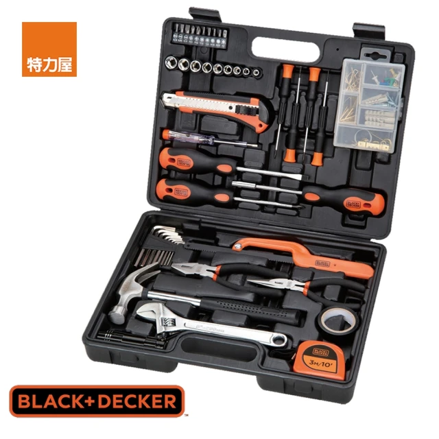 【特力屋】BLACK+DECKER 126件家用工具套裝 BMT126C