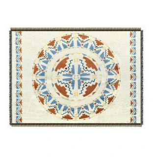 【TreeWalker】波西米亞針織毯(沙發毯、桌巾墊、地毯)