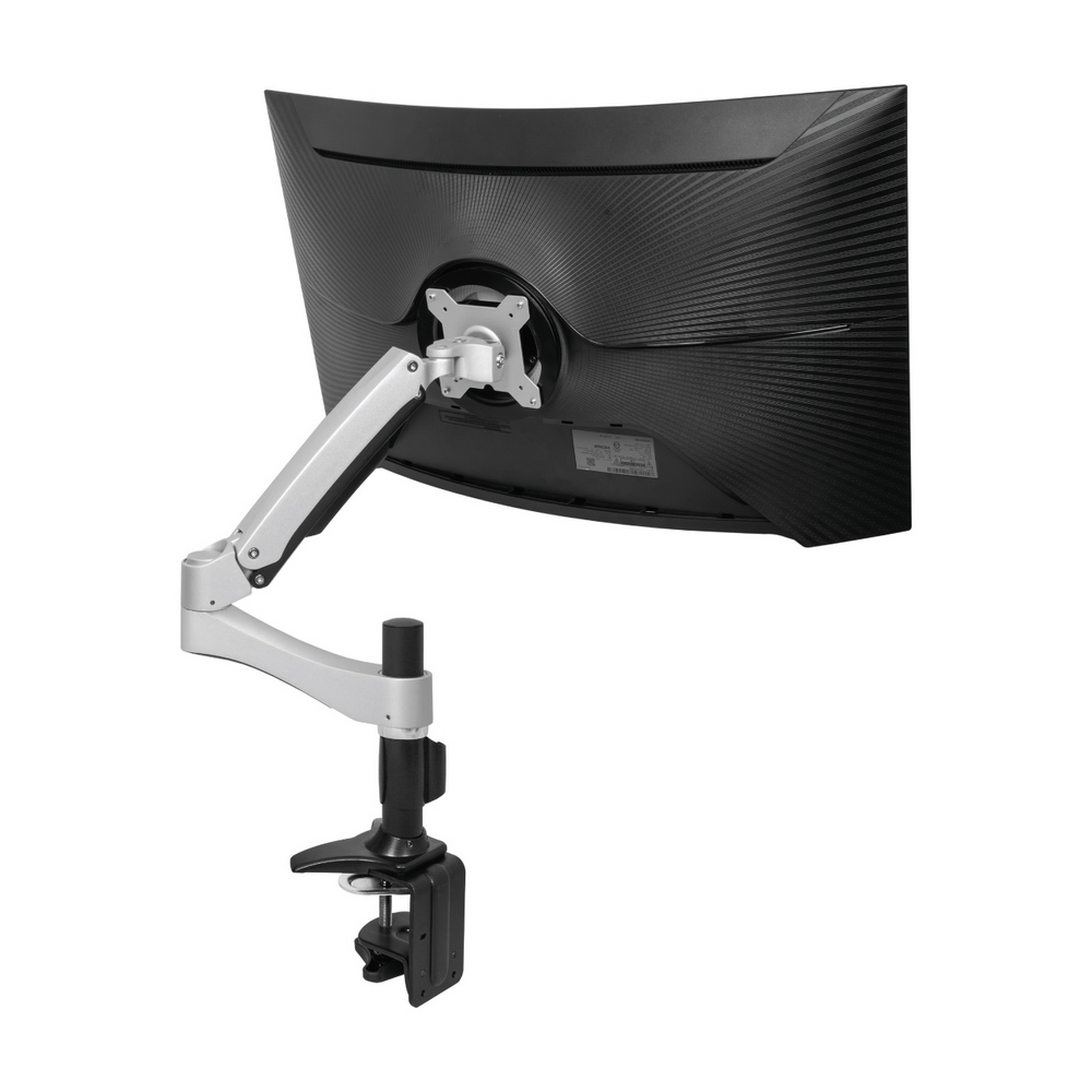 【HE Mountor】載重版.夾桌雙節懸臂懸浮式螢幕支架-適用曲面34吋以下4-7.5kg/平面38吋以下4-12kg(H20AUC)