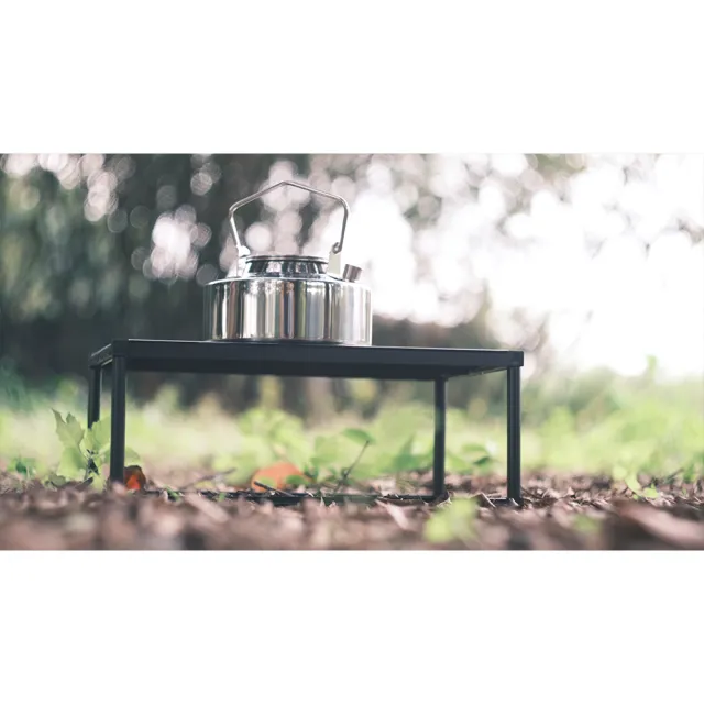 【NUIT 努特】黑魔方 小 鋁合金口袋桌 口袋小桌 輕量 隨身 桌上桌 摺疊桌 登山 野營(NTT71)