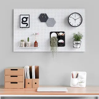 【韓國inpegboard】鐵製洞洞板/收納壁板60X100X1.5CM(兩色可選) 