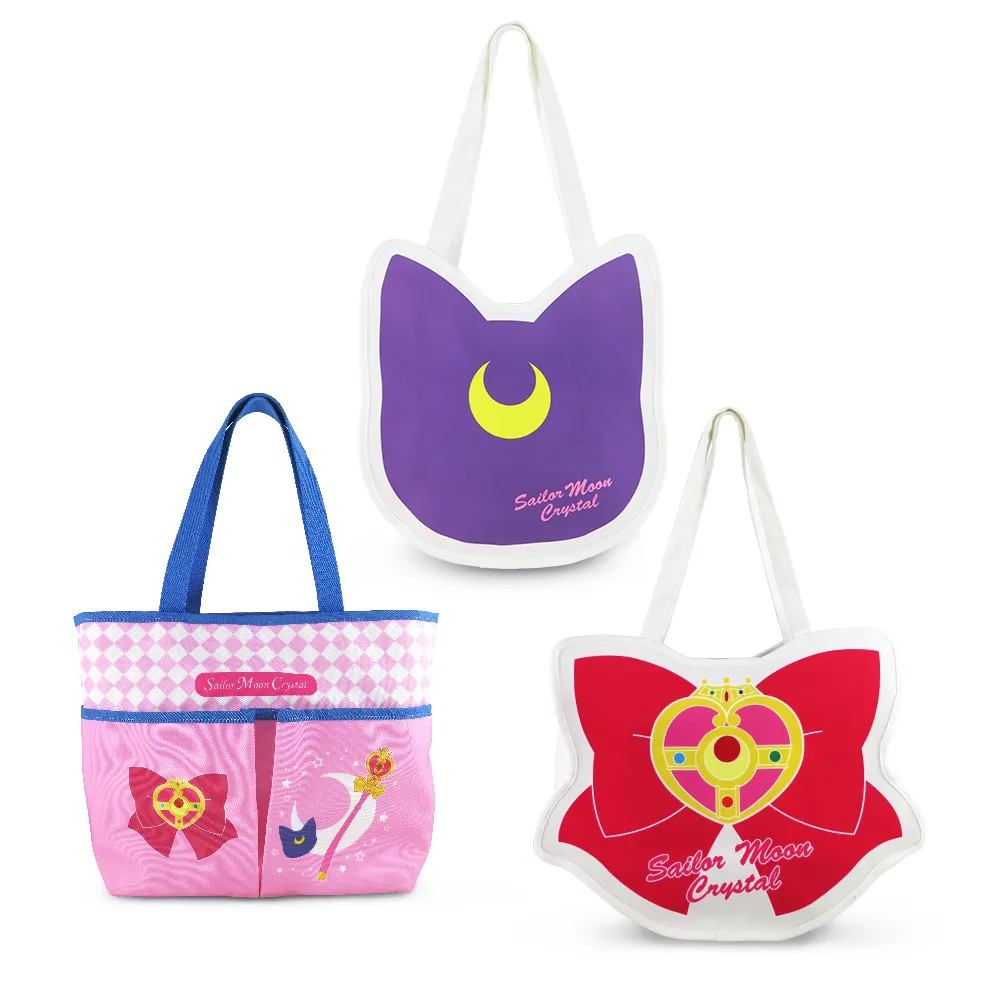 【美少女戰士】美少女戰士側背包 隨身包 帆布包(美少女戰士)