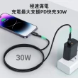 【ACEFAST】30WPD快充 Type-C to Lightning 1.2米 MFI最新認證 鋁合金快充iPhone充電線(C1-01 1.2米)