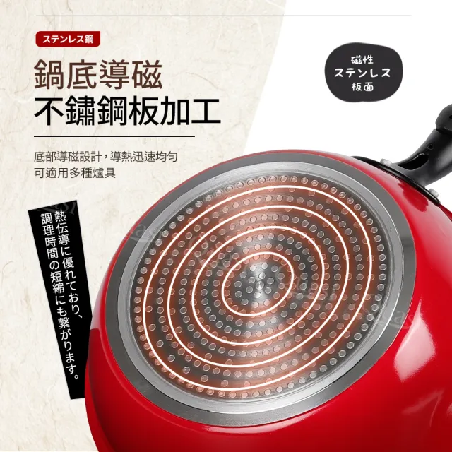 【Quasi】炙膳深型單柄平煎鍋28cm(適用電磁爐)