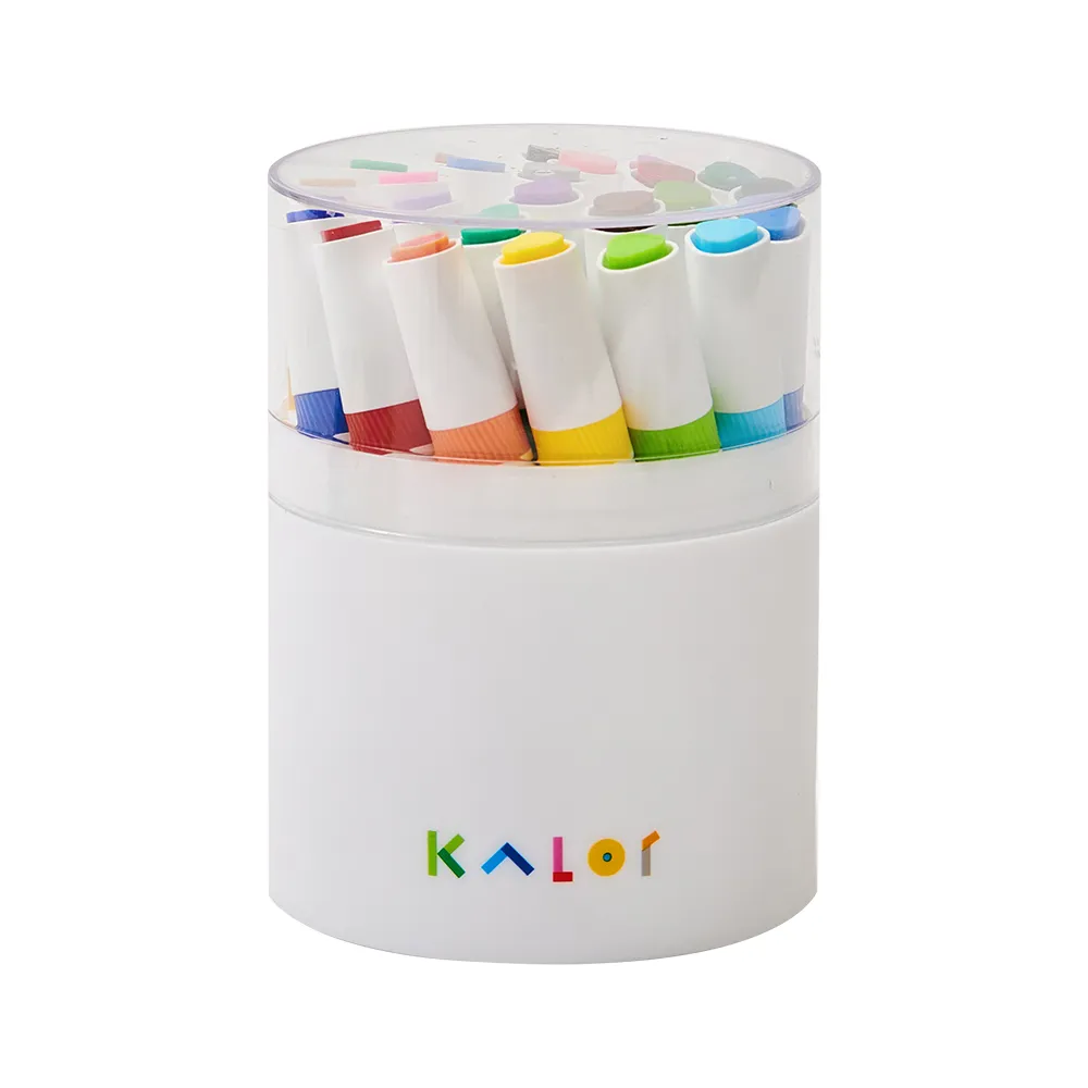 【KACOGREEN】KALOR綺采 可水洗24色彩色筆套組(彩色筆/24支入/可水洗/KACO)