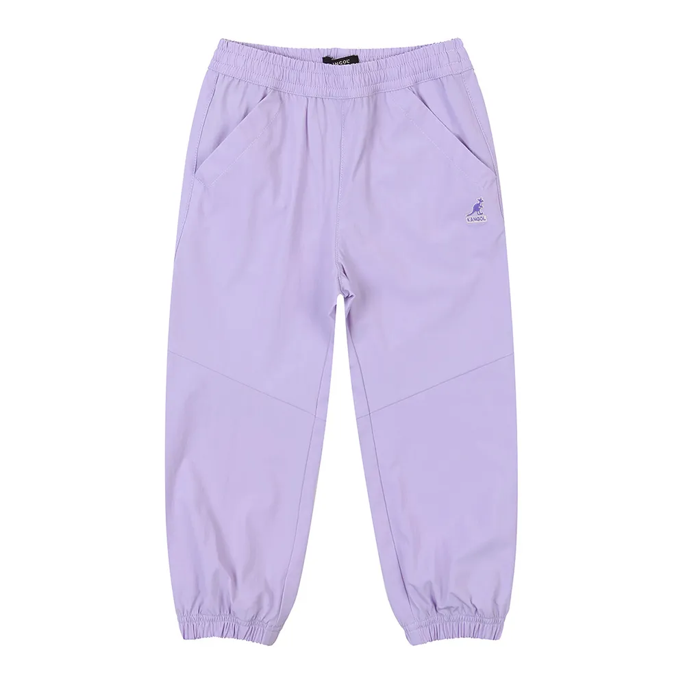 【KANGOL】韓國-KIDS 縮口長褲-薰衣草紫(W22AB004AZ)