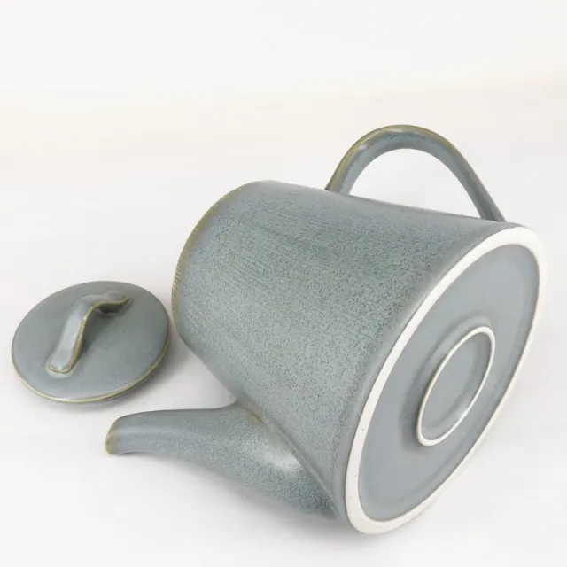 【YU Living 信歐傢居】歐式陶瓷手作壓紋窯變釉茶壺 水壺 950ml(2色/ 亞光卡其色.灰色)