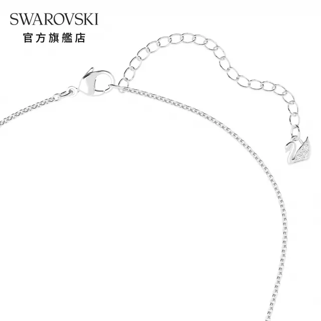 【SWAROVSKI 官方直營】Angelic 套裝白色  鍍白金色 交換禮物