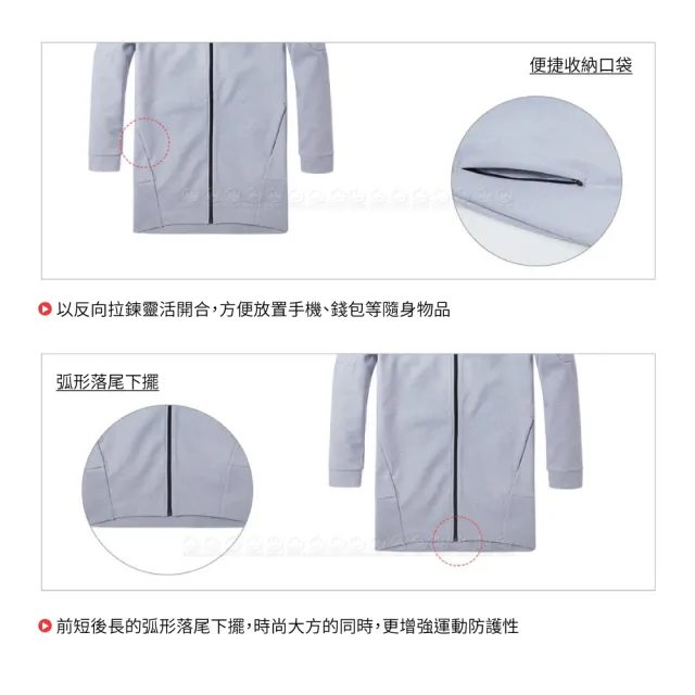 【The North Face】女 FlashDry-XD快乾長版保暖外套《黑》3YVP/連帽外套(悠遊山水)