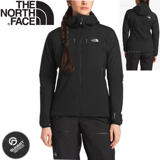 The North Face 女 SUMMIT防風防潑水透氣耐磨連帽外套《黑》3KSP/防風外套/夾克(悠遊山水)