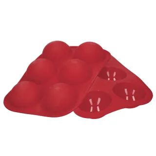 【KitchenCraft】6格半球矽膠巧克力模2入  / 點心模具