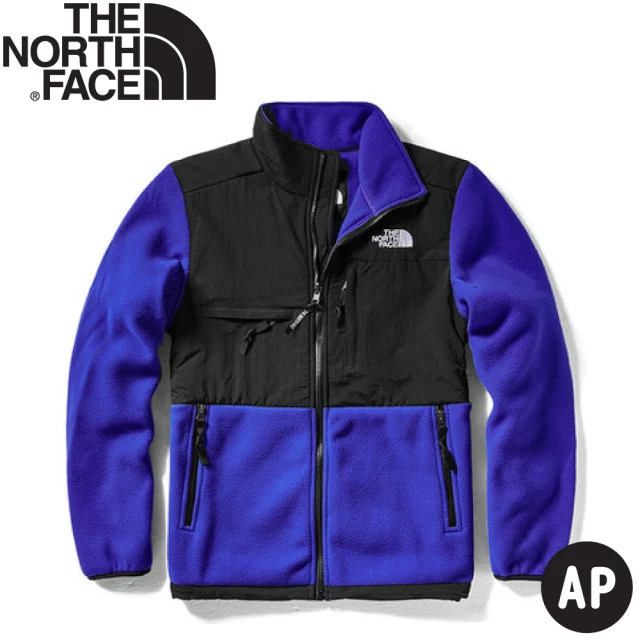 The North Face 男 ICON經典保暖刷毛外套《黑/藍》496U/保暖外套/夾克/休閒外套(悠遊山水)