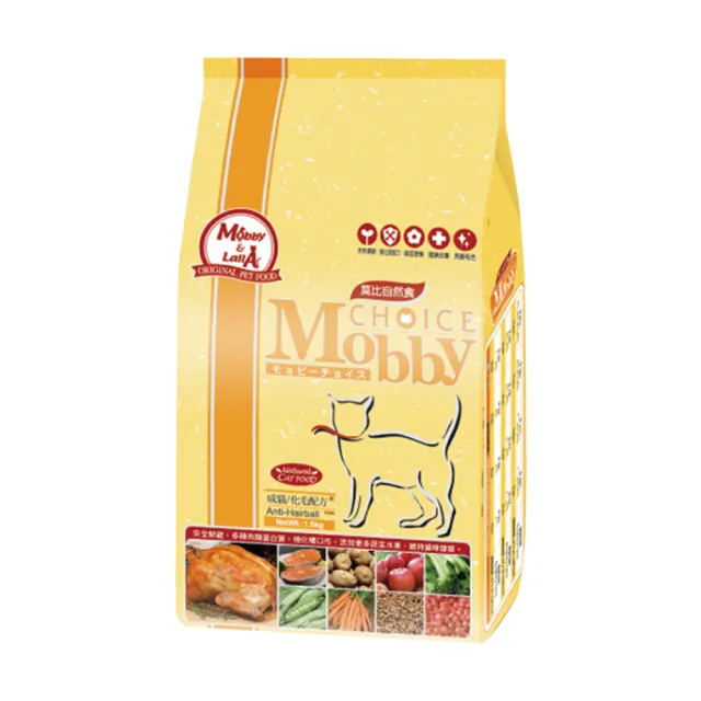 【Mobby 莫比】專業配方貓糧 3kg(貓飼料/幼母貓/成貓抗毛球/挑嘴/低卡/老貓)