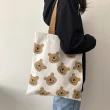 【Mega】日系學生星球帆布單肩包 手提包(手提袋 帆布包 購物袋 休閒包)