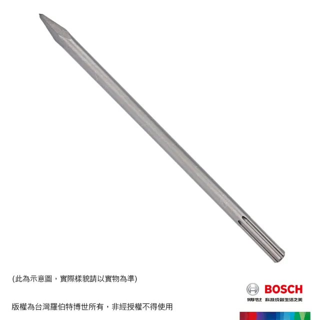 【BOSCH 博世】四溝筆型尖鑿160mm