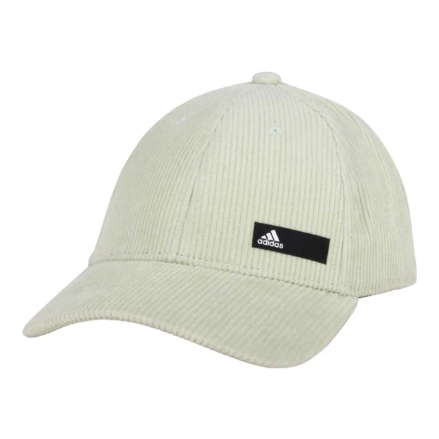 【adidas 愛迪達】帽子-純棉 燈芯絨 老帽 防曬 遮陽 運動帽 愛迪達 青蘋果綠黑(HL4835)
