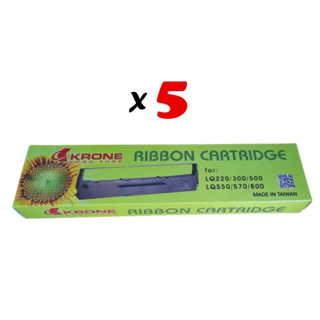 【MR.Bears】五入裝 立光色帶KRONE 相容色帶7753 適用LQ570/LQ-300/LQ800/LQ300+II(LQ300 ...