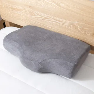 【NITORI 宜得利家居】蝶型記憶枕專用枕套 N FIT PILE DGY(伸縮枕套 枕套 蝶型枕枕套)