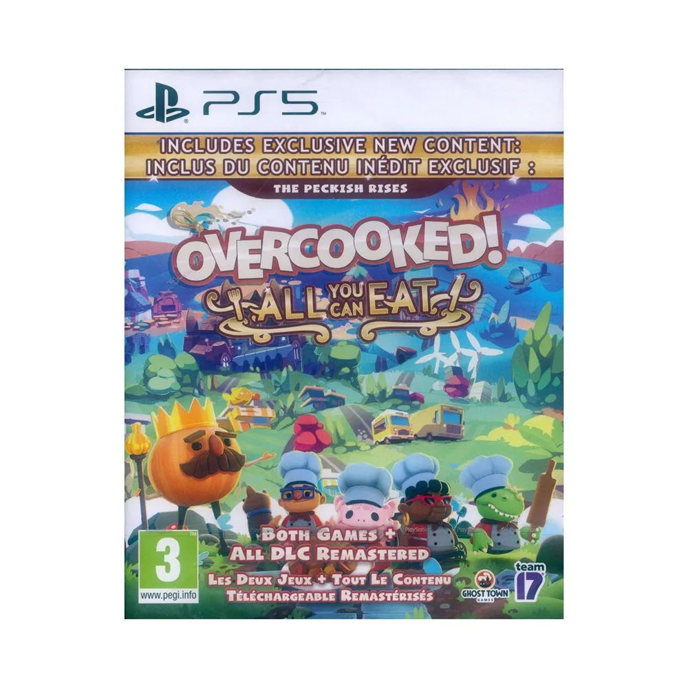 【SONY 索尼】PS5 胡鬧廚房！全都好吃 煮過頭大合輯 Overcooked All You Can Eat(中英日文歐版)