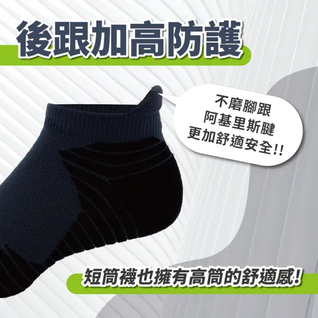【S.Motus除臭襪】MIT 9雙 護跟運動機能襪(台灣製 運動襪 籃球襪 襪子 機能襪 保暖 除臭襪 氣墊襪 跟腱襪)