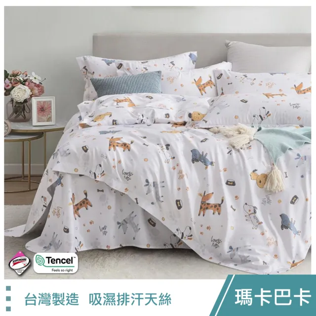 【這個好窩】台灣製 吸濕排汗天絲床包枕套組(單人/雙人/加大)