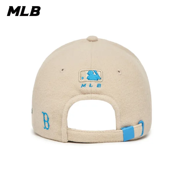 【MLB】可調式硬頂羊毛棒球帽 LIKE系列 波士頓紅襪隊(3ACPL0426-43BGL)
