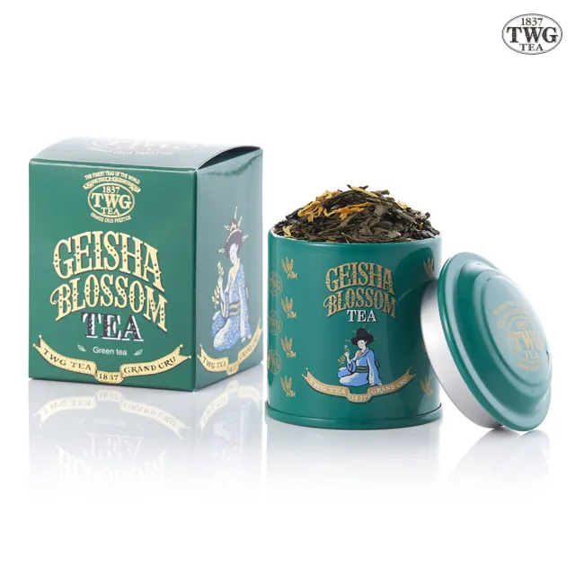 TWG Tea】迷你茶罐蝴蝶夫人之茶20g/罐(Geisha Blossom Tea;綠茶