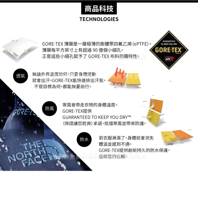 【The North Face】女 GT WIND PRO兩件式外套《藍白》F13P-BLU/兜帽外套(悠遊山水)