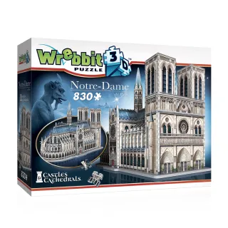 【雷諾瓦】巴黎聖母院/830片/3D拼圖/Wrebbit