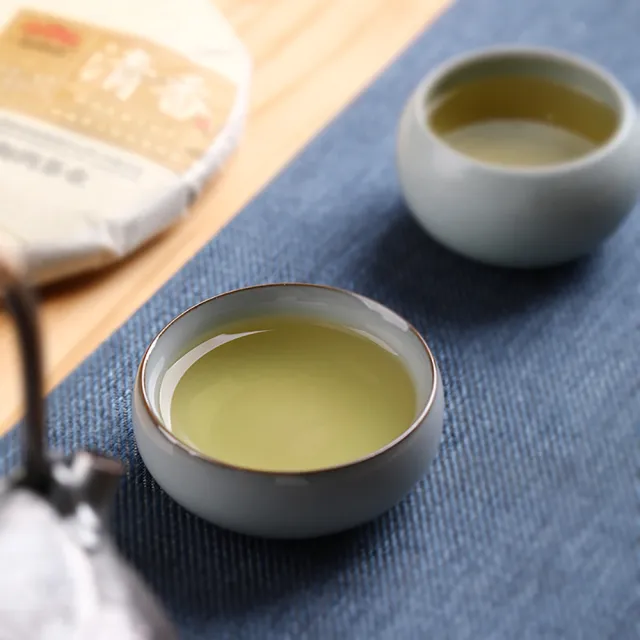【盛嘉源】老同志  2020清香 357g(普洱茶   生茶)