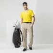 【IM8】高爾夫上衣(男款 黃色 陽光型男 印花 上衣)