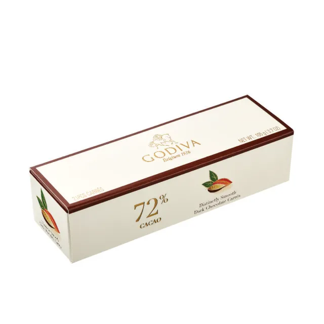 【GODIVA】片裝72%黑巧克力禮盒21片裝(生日禮、情人節、中秋禮)