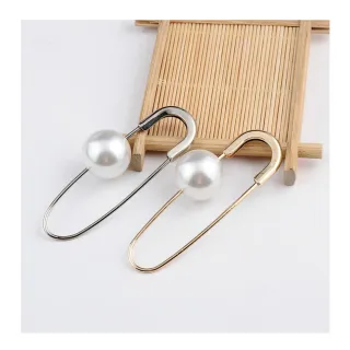 【NANA】交換禮物 娜娜 氣質簡約大珍珠胸針兩入組 NA101806(兩入組)