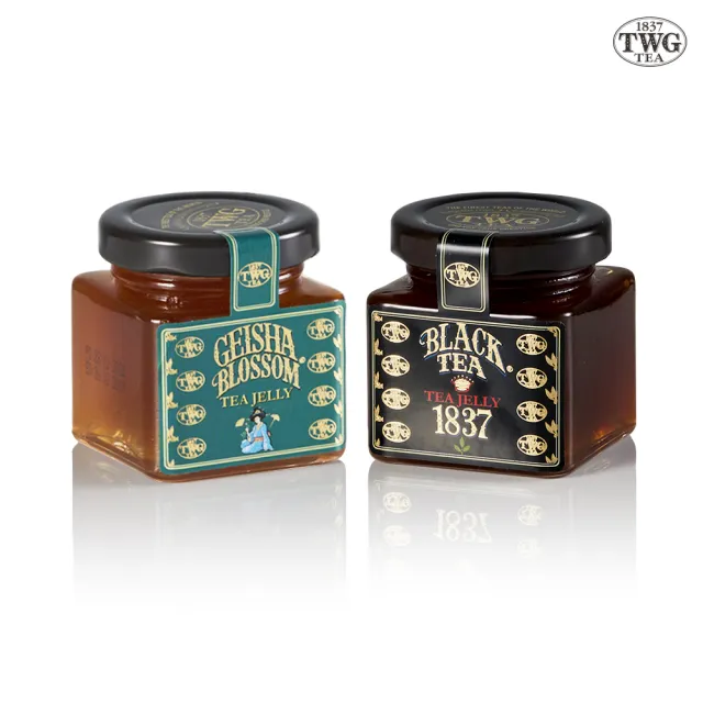 【TWG Tea】雙入茶香果醬禮盒組(蝴蝶夫人& 1837黑茶 100公克/罐)
