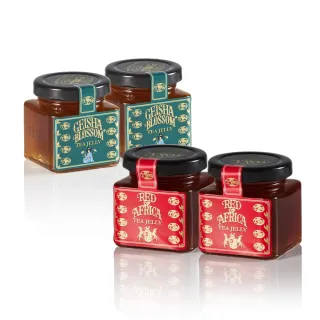 【TWG Tea】四入茶香果醬Tea Jelly Duo Giftbox(蝴蝶夫人x2&非洲紅茶x2 100公克/罐)