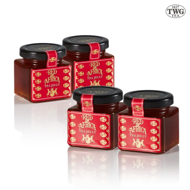 【TWG Tea】四入茶香果醬禮盒組(非洲國寶茶x4 100g/罐)