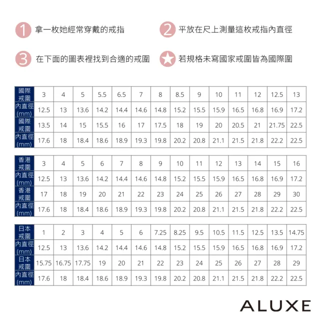 【ALUXE 亞立詩】18K金 鑽石戒指 雙重奏 RW0518