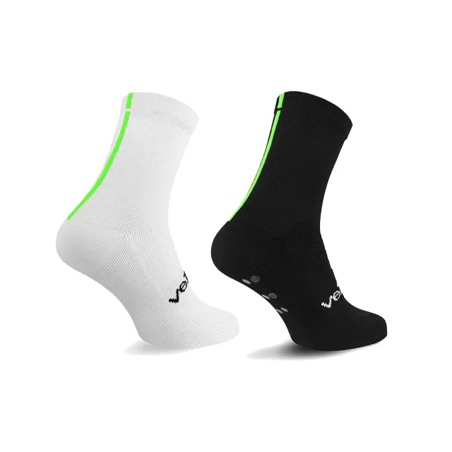 【velobici】Lightweight Premgripp Socks 輕量車襪 白色/黑色